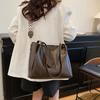 Новая наплечная сумка европейская и американская ретро большая вместимость сумка-тоут для поездок на работу сумочка широкий ремень сумка через плечо на плечо
