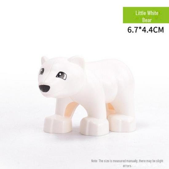 Аксессуары для животных из крупных частиц: Совместимые конструкторы Lego для детей от 3 лет и старше — детали для моделирования прерий, океана и джунглей