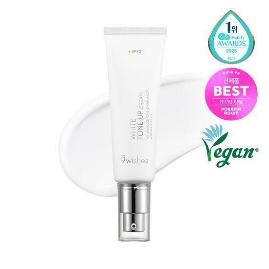 Nine Wishes Веганский крем-тонизатор White Tone-Up Cream 50 мл