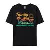Family Cruise Making Memories Together Vacation Boat Black T Shirt Mens Clothing Game