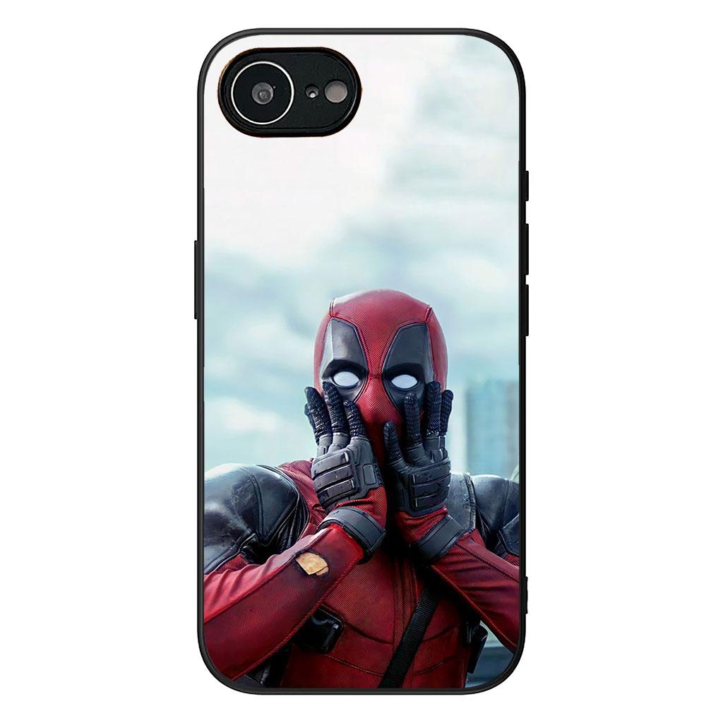 Чехол для телефона Marvel Супергерой Дэдпул для Apple iPhone 17 16 11 Pro XS Max XR 6 7 8 Plus 16E SE 2020 Air 5 SE2