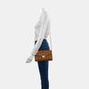 [Pre-Owned] Millie Visetos Classic Monogram Print Light Trendy Cool Girl Flap Chain Crossbody Bag Medium - Very Good #1K142QE