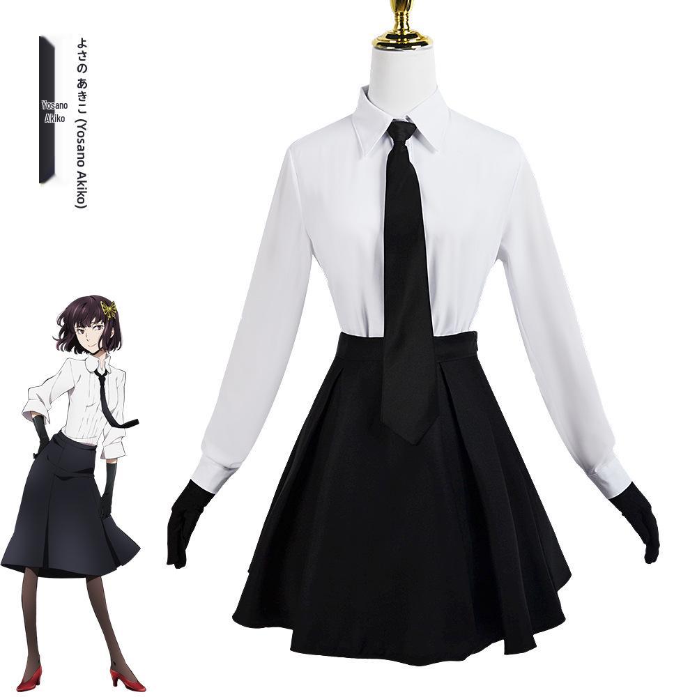 Bungo Stray Dogs Dazai Osamu & Nakahara Chuuya Anime Cosplay Outfit Set Available