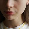 OURPIERRE LOVE SKINNY BEADS NECKLACE YELLOW
