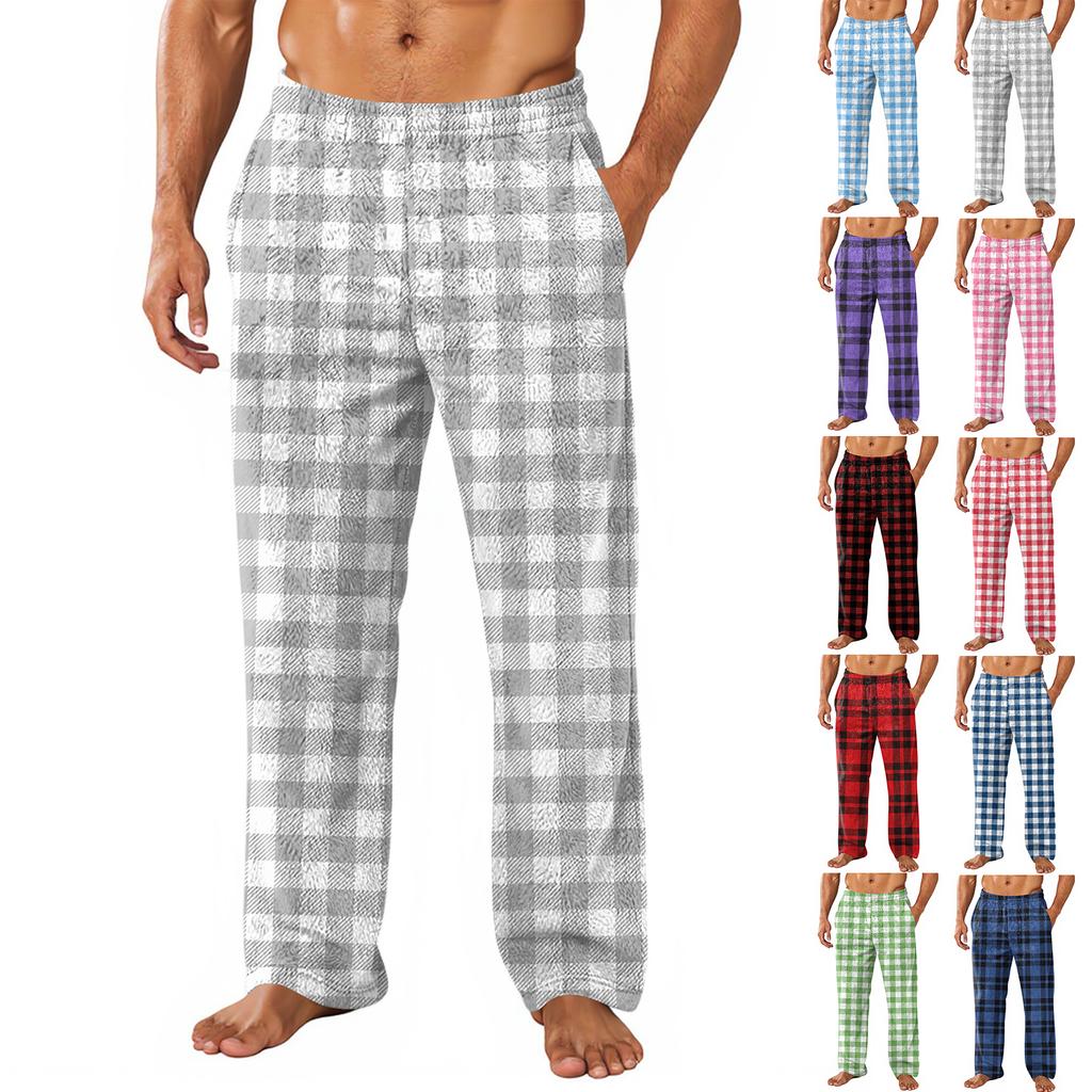Мужские домашние брюки с принтом по всей поверхности, пижамные брюки для сна, длинные брюки, пижамные брюки
