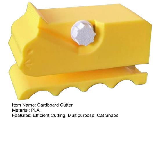 Резак для картона «Китти», 3D-печатный резак для картона в форме кошки, раздвижной резак для самодельных когтеточек для кошек