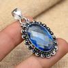 Фантастический танзанит драгоценный камень ручной работы ювелирные изделия из стерлингового серебра 925 пробы прекрасный кулон или женский