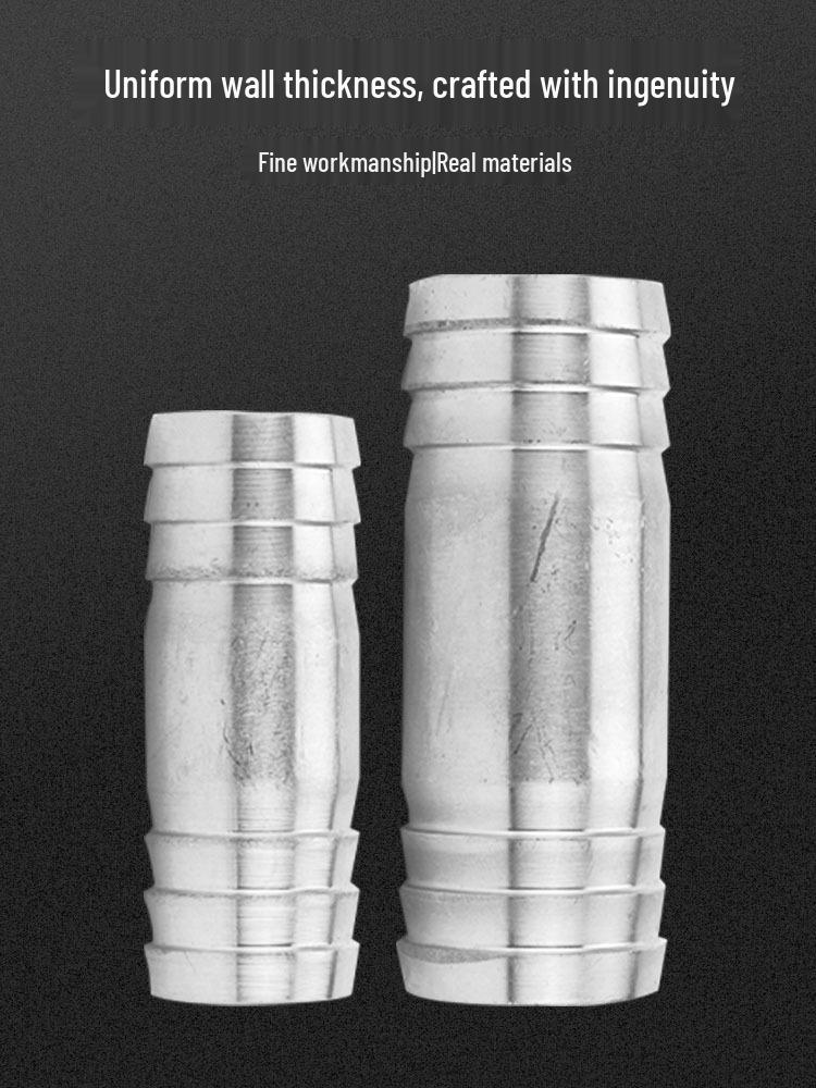 Фитинг для шланга из нержавеющей стали 304 с зазубринами - Одинарный/Двойной быстроразъем для воздушных, газовых и водяных труб