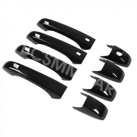 Fit For Chrysler 200 2011-2014 Car Outside Door Handle Covers W/Smart Keyholes