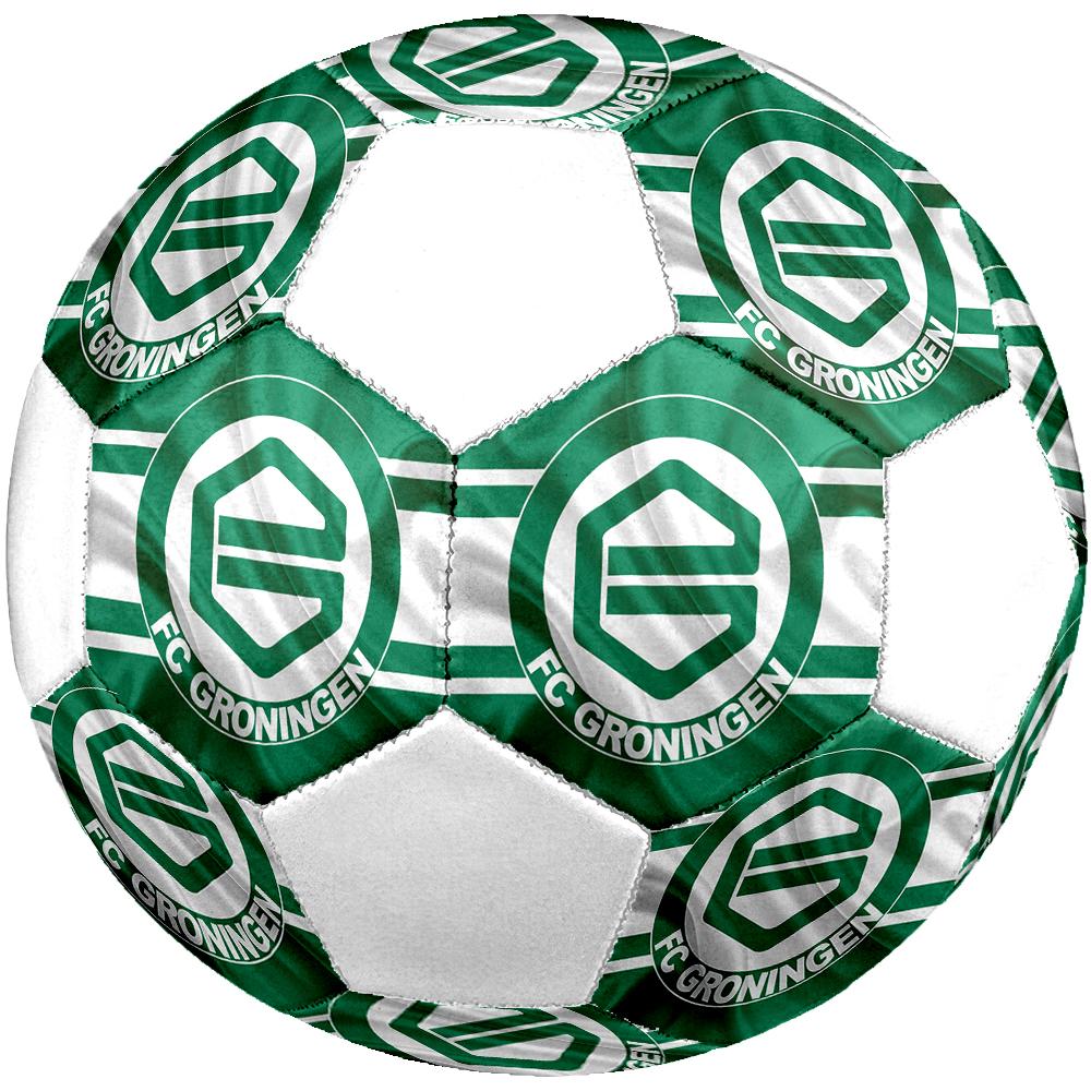 Groningen FC Soccer Ball, colorful, suitable for all ages, machine-stitched, PVC material, competition grade, durable and high bounce