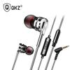 QKZ DM9 3.5MM Headset DM9 Earphone Go Pro Headset Micro Ring In-ear Earphone High-Resolution Voice Sound