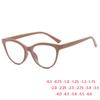 Triangular Cat Eye Frame Clear Lens Glasses Simple Myopia Nerd Spectacles Degree -0.5 -1.0 -2.0 -3.0 -4.0 To -6.0