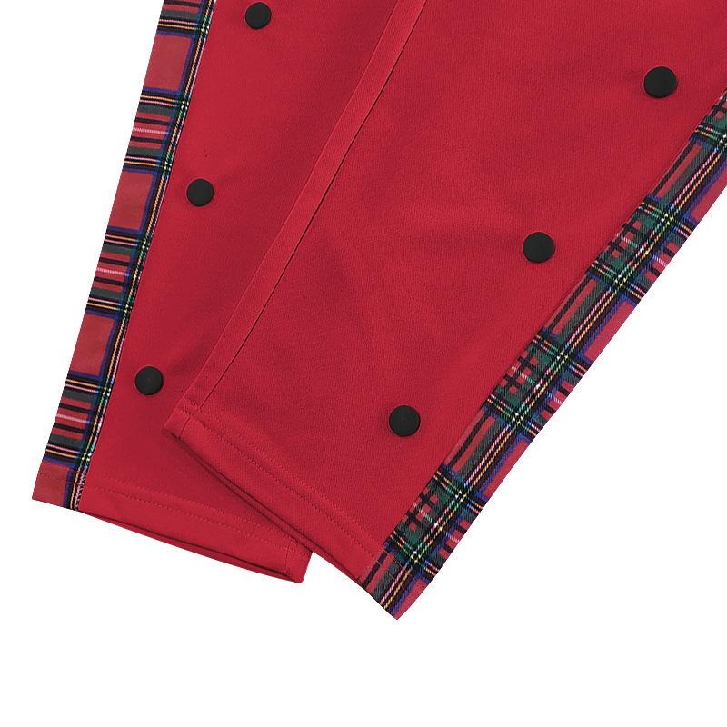 Повседневные спортивные штаны средней талии с карманами для мужчин, длинные брюки для отдыха с винтажным клетчатым принтом, мужские свободные брюки на шнурке, уличная одежда