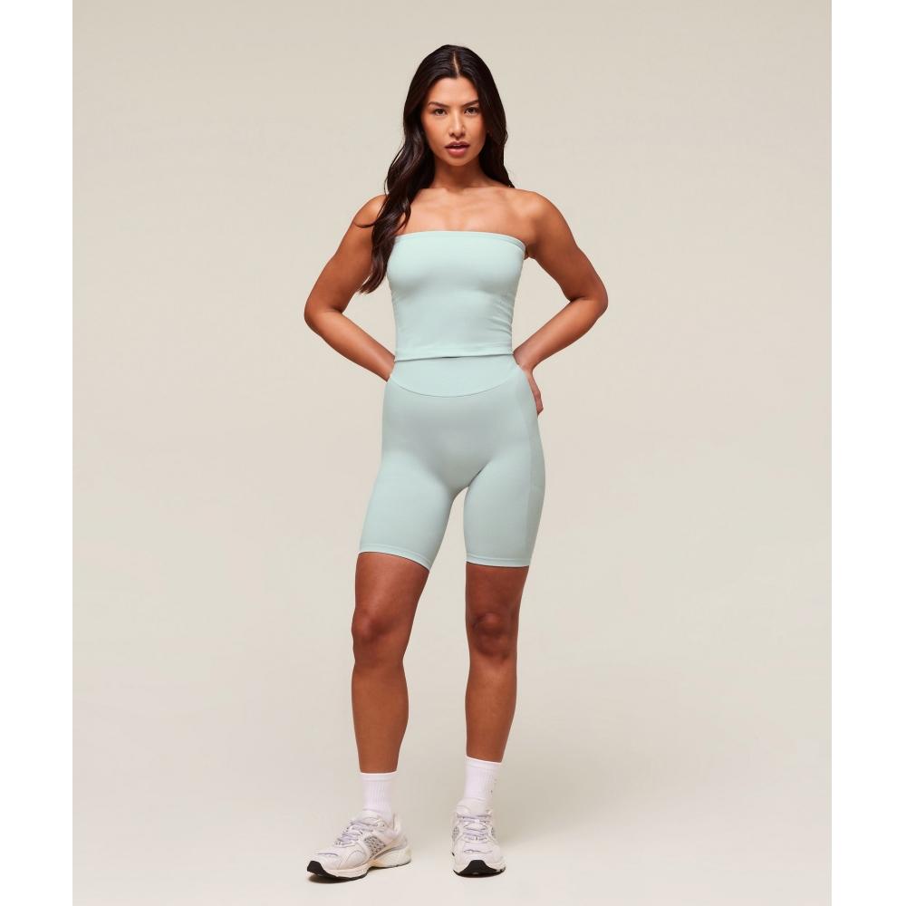 Gymshark Велошорты Everywear Warp Knit Frost Blue B1c8s Uc5m