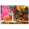 Canvas Print, Coloured Hands Abstraction