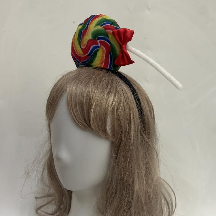 Festival Theme Headwear With Lollipop Decors Carnivals Party Hairband Hair Styling Decoration For Adult And Children