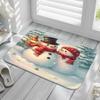 Christmas Series Door Mat Bathroom Floor Mat Kitchen Living Room Carpet
