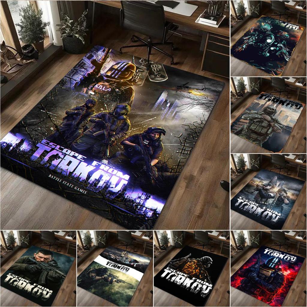 1Pc Escape From Tarkov Game Print Rug - home decoration Carpet For Living Room Bedroom Flooring Computer Chair Area Rug