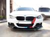 Накладка на передний бампер ЛИП для М-Performance (черная) для BMW 3 серия F-30/31/34 2012-2019 гг