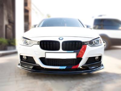 Накладка на передний бампер ЛИП для М-Performance (черная) для BMW 3 серия F-30/31/34 2012-2019 гг