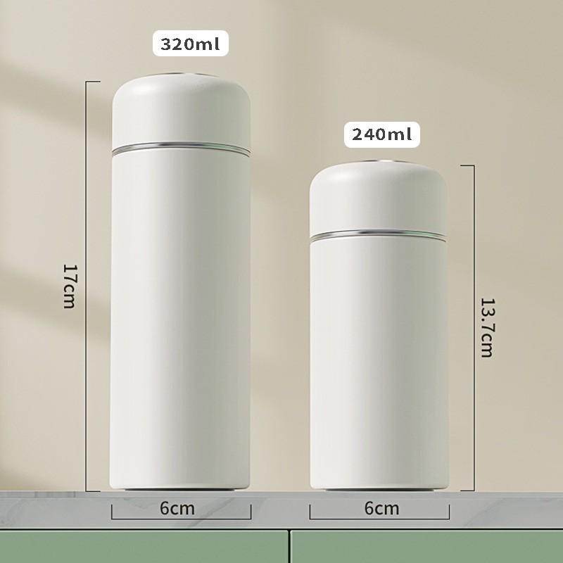 Compact Stainless Steel Vacuum Insulated Travel Mug 240-320ml Mini Portable Water Bottle Women Students Office Use