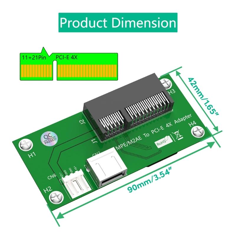 PCIExpress Adapter Cable, NGFF M.2 Key A/ To PCIE 4X Xtender NGFF M.2 To PCIE Xtension Cable