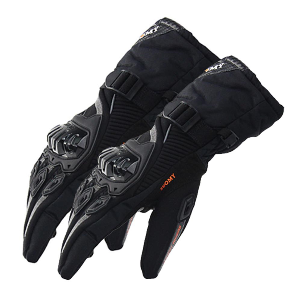 Зимние мотоциклетные перчатки для мужчин и женщин, ветрозащитные и водонепроницаемые термоперчатки для сенсорного экрана, холодные