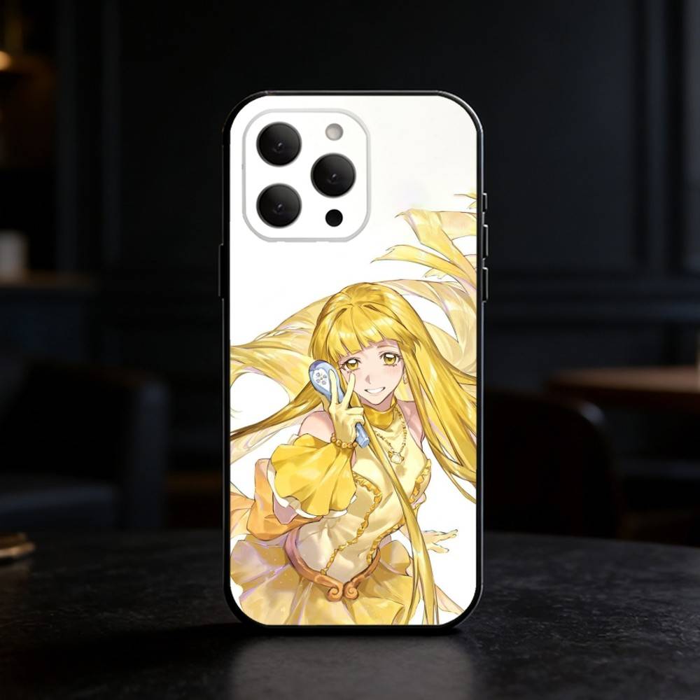 Чехол для телефона Mermaid Melody Pichi Pitch для iPhone 17,16,15,14,13,12,11 Plus,Pro Max,SE4 Мягкий силиконовый черный чехол