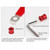 Bike Chainring Nut Wrench MTB Road Mountain Bicycle 9/10MM Hex Fixed Wrench Chainring Bolt Spanner Removal Tools Bike Repair Accessories