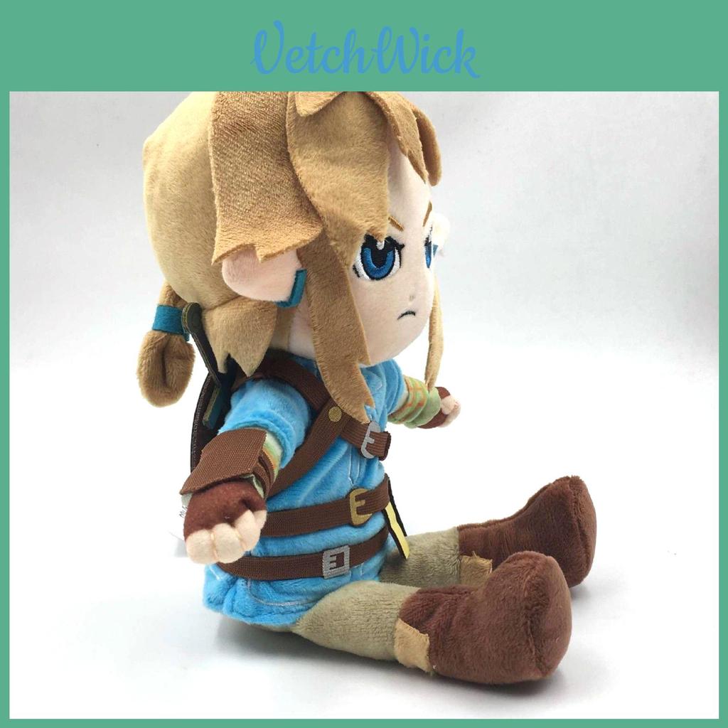 Очаровательная плюшевая кукла Линка из игры The Legend of Zelda Breath Of The Wild 25 см Мягкая игрушка
