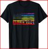 Harris 2024 For President LGBT Flag Black T-Shirt S-5XL