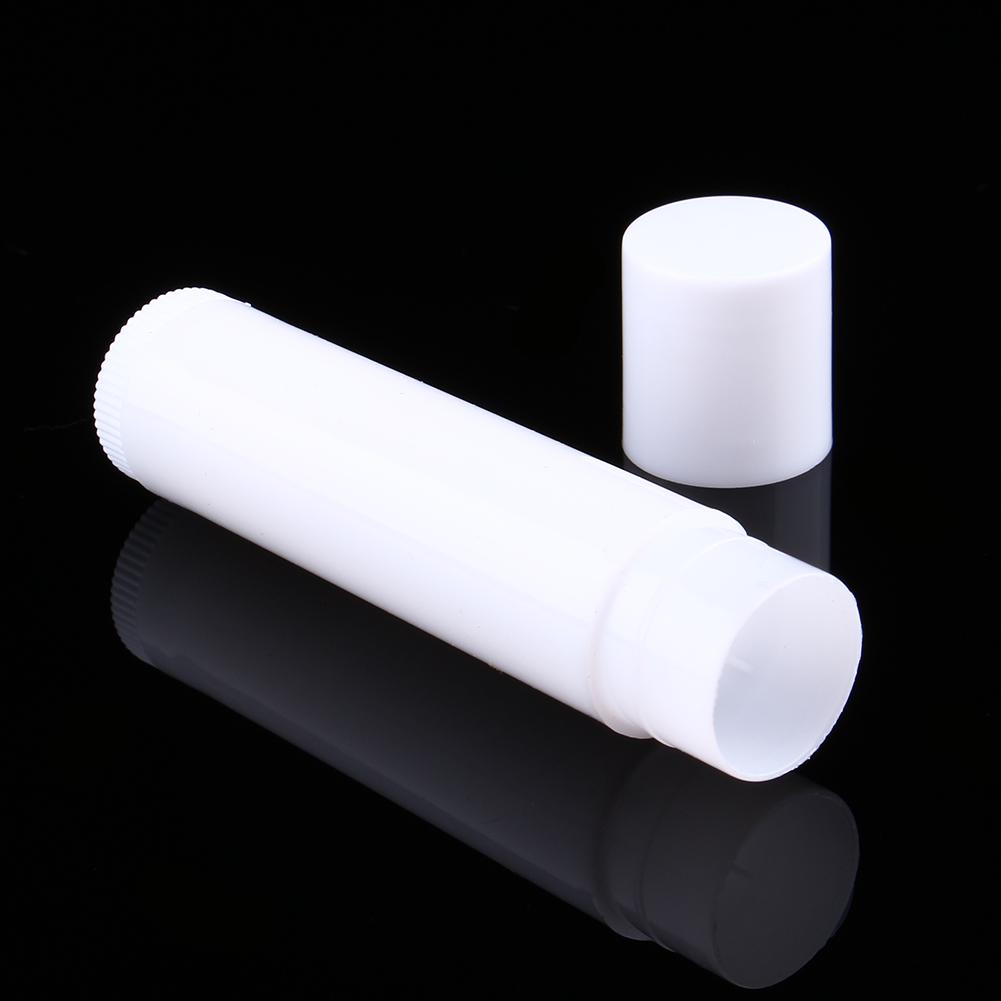 Lot 100PCS 5ml Clear Black White Empty Lipstick Lip Balm Container Tube