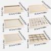 Multiple Styles Jewelry Display Tray Apricot Jewelry Drawer Inserts Necklace Stand Prop  Bangle