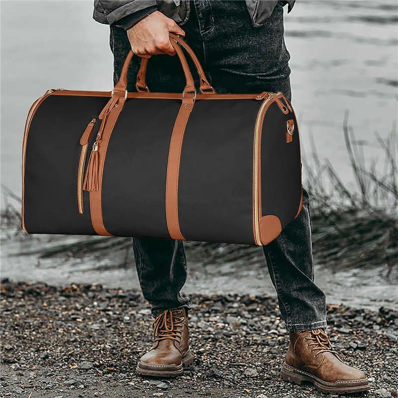 Большая емкость для ручной клади, сумка для одежды из искусственной кожи, спортивная сумка для женщин, водонепроницаемые сумки для одежды