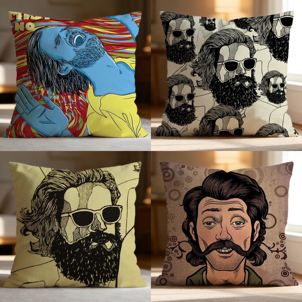 Модная наволочка J-JJohn Misty, мягкая, стирающаяся, для дивана, кровати, путешествий, офиса