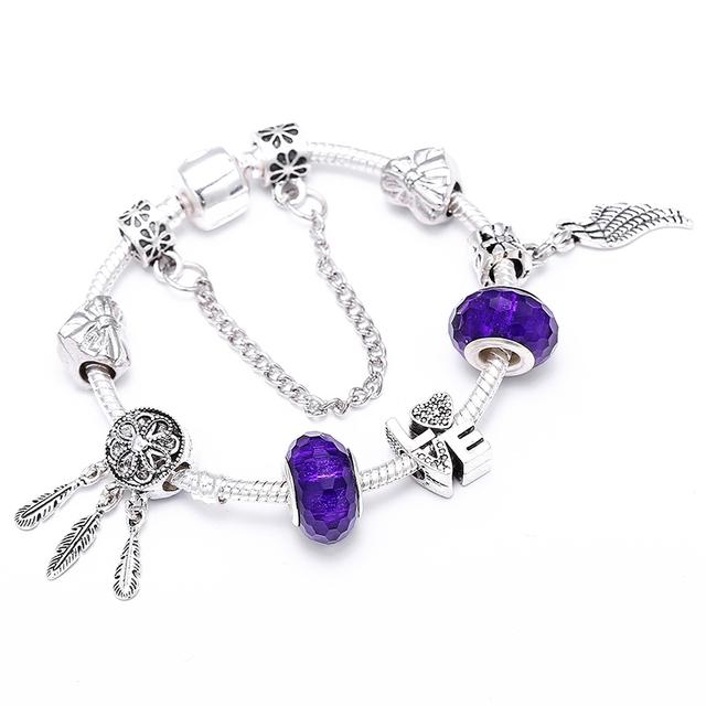 Милые мультяшные браслеты с эмалевыми бусами в виде мышей подходят для европейского оригинального браслета для детей