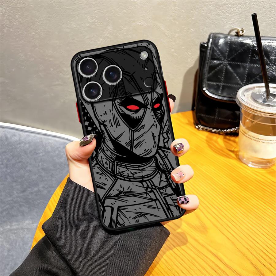 Чехол Marvel Deadpool Ironman для iPhone 17 Pro Max 14 XS XR 11 15 12 7 8 SE 16 Plus Air 13 Mini 17e Задняя крышка телефона