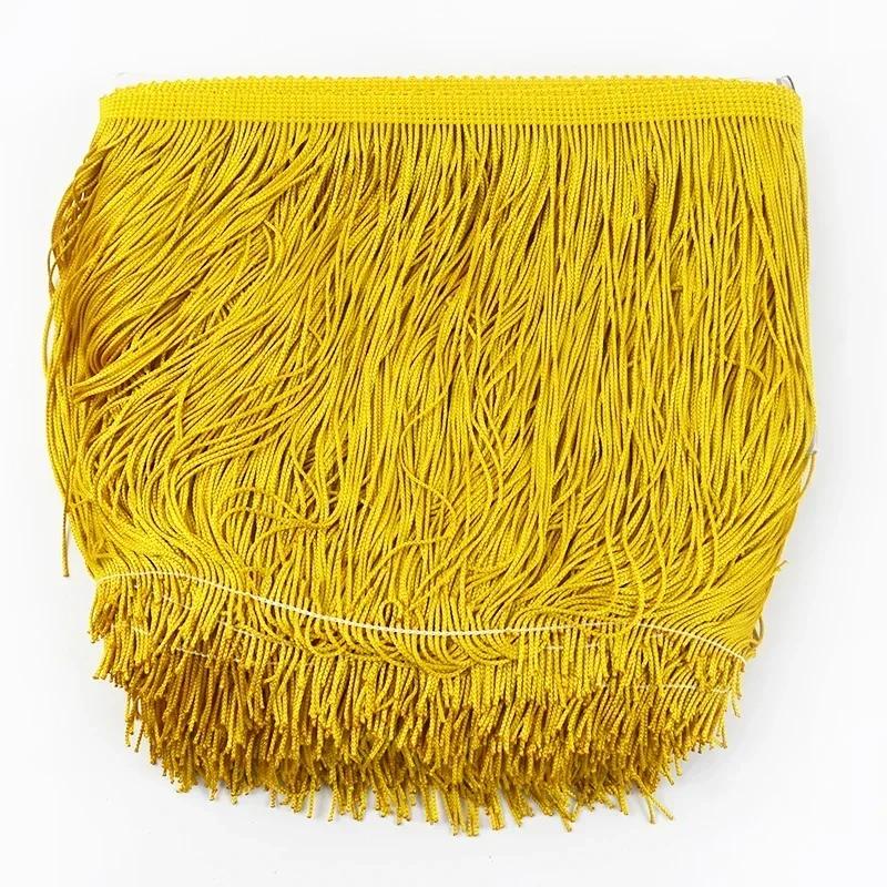 5М Meetee Полиэстеровая бахрома с кисточками 10-30см Кружевная отделка Лента для платья Занавеска Декоративные ленты Бахрома Ткань Швейная фурнитура