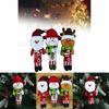 European Style Swinging Christmas Figures With Fabric Material For Festive Decorations