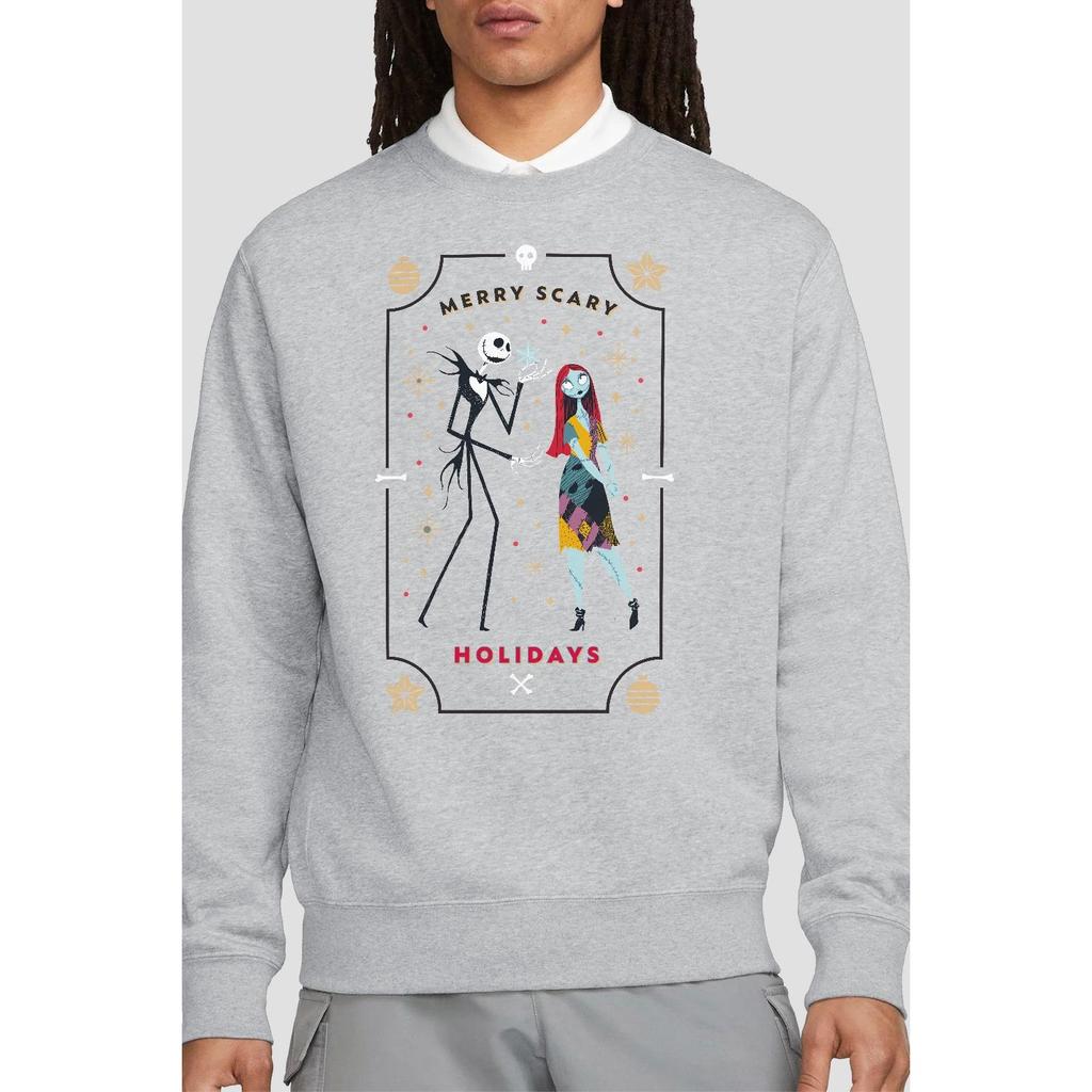 The Nightmare Before Christmas Unisex Adult Scary Holidays Jack Sally Sweatshirt