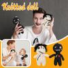 Knitted Yarn, Stitched Dolls, Knitted Halloween Toys, Yarn Hooks, Yarn Dolls, Finished Products
