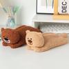Large Capacity Bear Plush Pencil Case Cute Design Stationery Storage Bag Bear Plush Pen Bag  Office