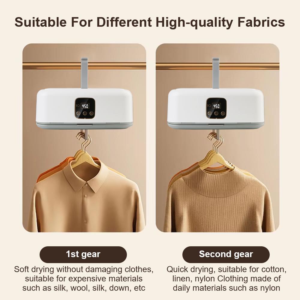 Мини-сушилка с таймером для путешествий, сушилка для одежды с теплым управлением, складная электрическая сушилка, портативный многофункциональный пульт дистанционного управления