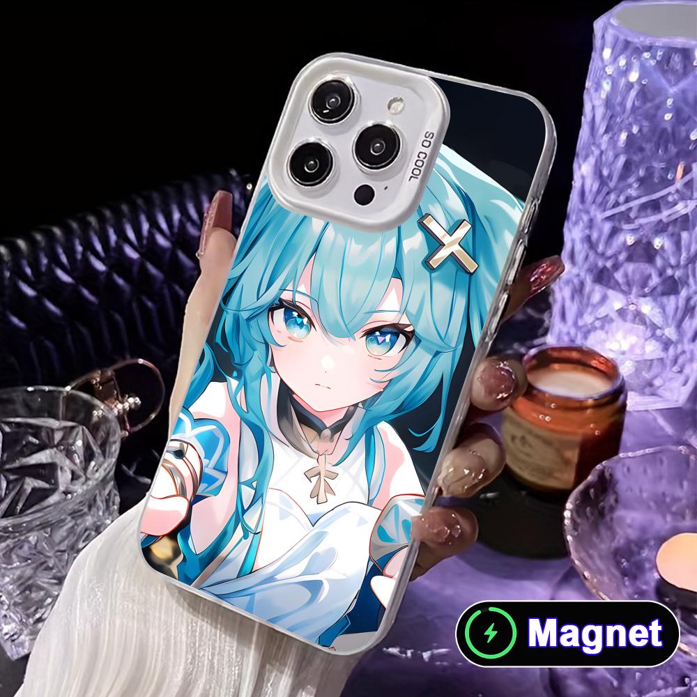 Game GI Faruzan White Translucent MagSafe Mobile Phone Case for iPhone 17 16 15 14 13 12 11 X XR XS Air Pro Max Plus Cover