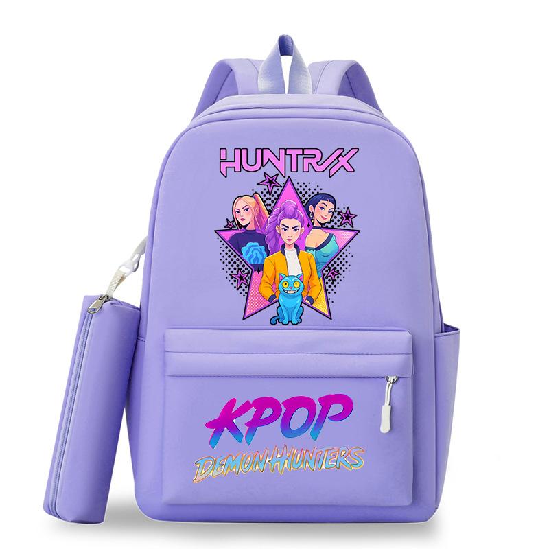 Школьный рюкзак Kpop Охотники на демонов Студенческий Подросток Рюкзак Девочка Повседневный Кавайный Школьная сумка Дорожный рюкзак Mochila Подарок для STEM DIY Набор для сборки 3D
