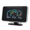 3 IN 1 LCD Gauge Oil Pressure Gauge+Water Temp Meter+Voltmeter with Water Temp Joint Pipe Sensor 26mm-40mm for Car 12V 24V