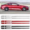 1 Pair Car Side Sticker Waterproof DIY Exquisite Car Both Side Stripes Sticker Wrap Vinyl Film Decal Auto Tuning Accessories