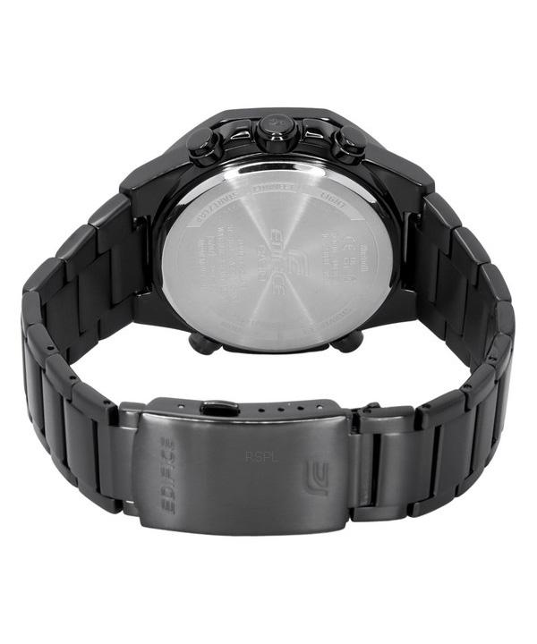 Casio Мужские часы Edifice Analog Digital Mobile Link с черным циферблатом Tough Solar ECB-950DC-1A 100M