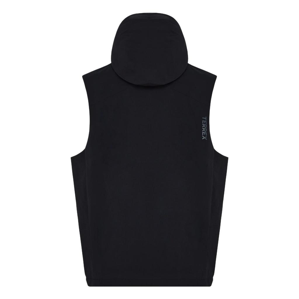 Men's Adidas Terrex Vests Unisex Black Hooded Non Detachable Moderate Other