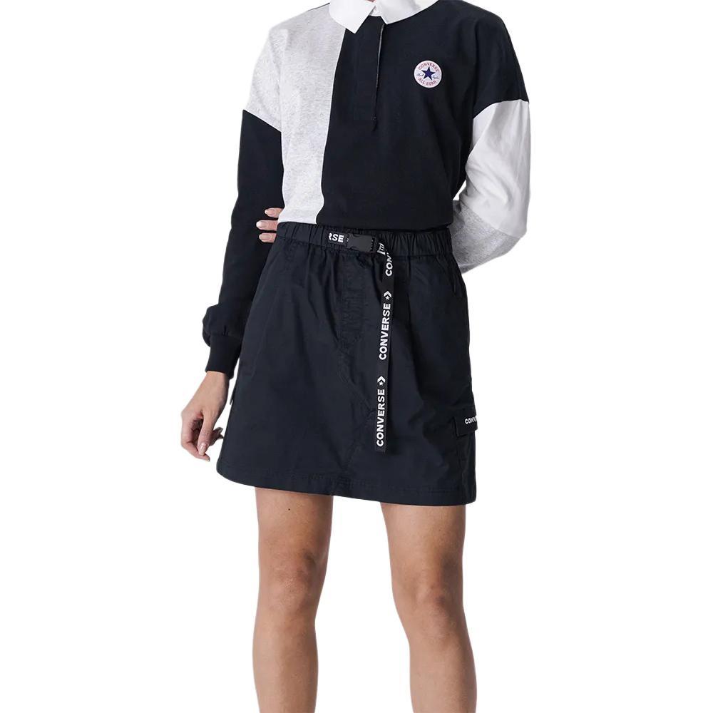 Converse Casual Short Skirts Women's Black 10025201-A01